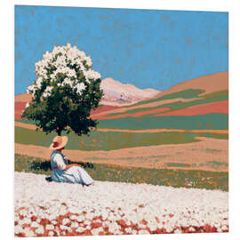 Hartschaumbild Auf der Suche nach ruhenden Orten