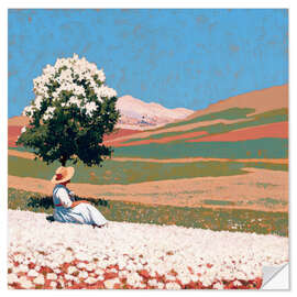 Wandsticker Auf der Suche nach ruhenden Orten