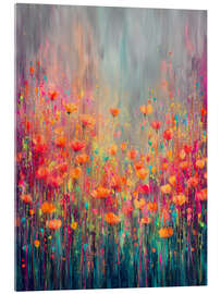 Acrylglasbild Das Mohnparadies