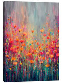Leinwandbild Das Mohnparadies