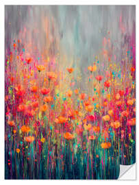 Wandsticker Das Mohnparadies