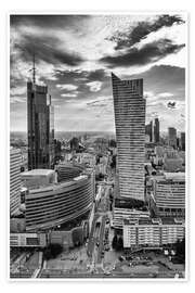 Wandbild Warschau II - Mikolaj Gospodarek