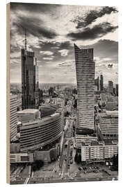 Holzbild Warschau II - Mikolaj Gospodarek