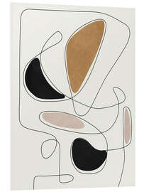 Hartschaumbild Thin Flow III