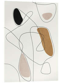 Acrylglasbild Thin Flow II