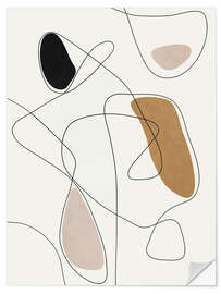 Wandsticker Thin Flow II