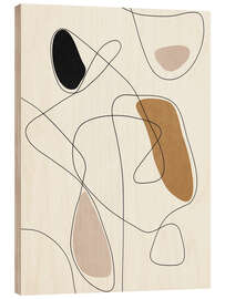 Holzbild Thin Flow II