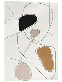 Acrylglasbild Thin Flow I