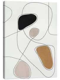 Leinwandbild Thin Flow I