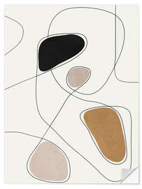 Wandsticker Thin Flow I