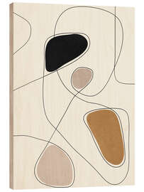 Holzbild Thin Flow I