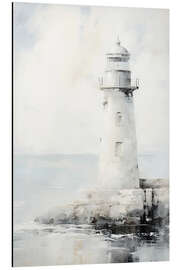 Magnettafel Leuchtturm am Meer