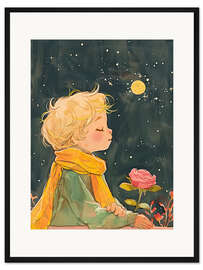Gerahmter Kunstdruck Ein kleiner Prinz