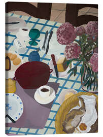 Leinwandbild Frühstück bei Helma
