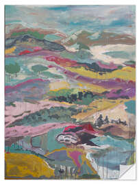 Wandsticker Landschaft II