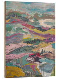 Holzbild Landschaft II