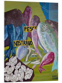 Acrylglasbild Fischmarkt