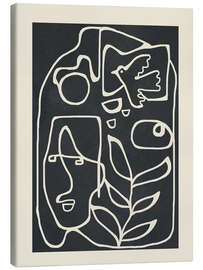 Leinwandbild Paläolithische abstrakte Kunst - Branka Kodžoman