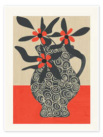 Poster Moderne Blüte