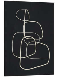 Alubild Abstrakte Linien