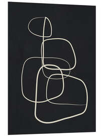 Hartschaumbild Abstrakte Linien