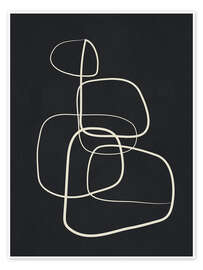 Poster Abstrakte Linien