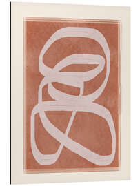 Alubild Abstrakter Fluss