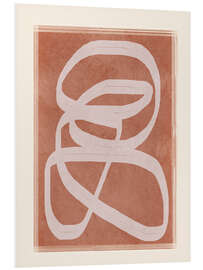 Hartschaumbild Abstrakter Fluss