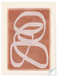 Wandsticker Abstrakter Fluss