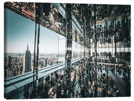 Leinwandbild Aussicht auf das Empire State Building