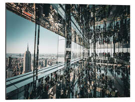 Magnettafel Aussicht auf das Empire State Building