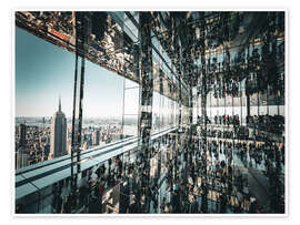 Wandbild Aussicht auf das Empire State Building - Flo Klein