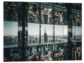 Acrylglasbild Aussicht auf das Empire State Building