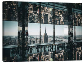 Leinwandbild Aussicht auf das Empire State Building - Flo Klein
