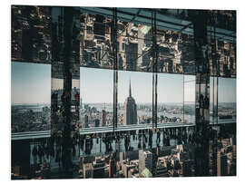 Hartschaumbild Aussicht auf das Empire State Building