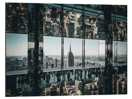 Magnettafel Aussicht auf das Empire State Building