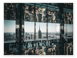 Wandbild Aussicht auf das Empire State Building - Flo Klein