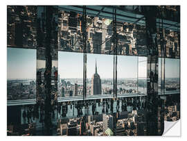 Wandsticker Aussicht auf das Empire State Building