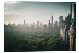 Hartschaumbild Aussicht auf den Central Park aus dem 20. Stock I