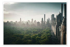 Wandbild Aussicht auf den Central Park aus dem 20. Stock I - Flo Klein