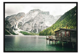 Gerahmter Kunstdruck Pragser Wildsee
