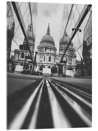 Acrylglasbild Der etwas andere Blick auf die St. Pauls