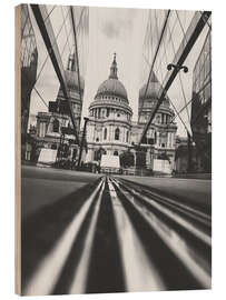 Holzbild Der etwas andere Blick auf die St. Pauls