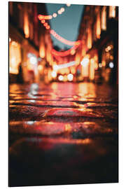 Alubild Lichtreflexionen in Soho