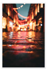 Wandbild Lichtreflexionen in Soho - Flo Klein