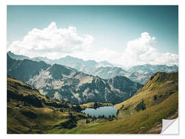 Wandsticker So weit das Auge reicht auf den Seealpsee - Flo Klein