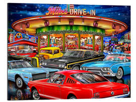 Gallery Print Retro Drive In