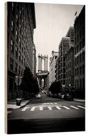 Holzbild Dumbo Bridge - Flo Klein