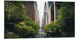 Alubild In den Straßen von New York I