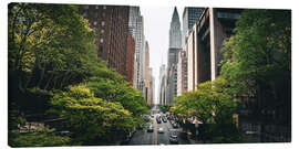Leinwandbild In den Straßen von New York I